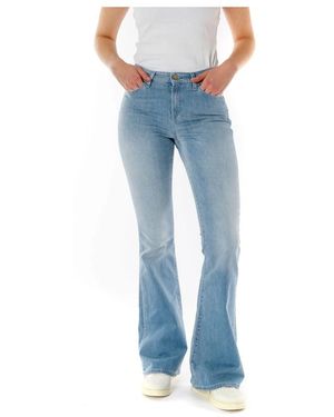 Denham Flared High Waist Jeans - Blauw