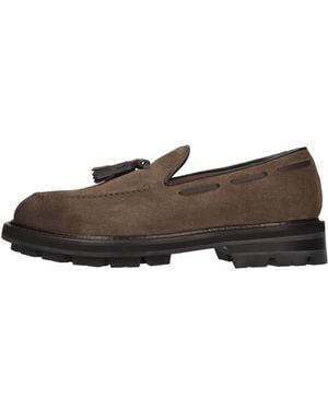 Green George Schoenen ,Bruin ,Leer Suede Moccasin