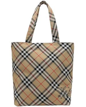 Burberry Tote Bags - Metálico