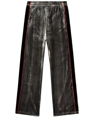 DIESEL Straight Trousers - Gris