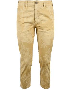 40weft Baumwoll elasthan hose - Gelb