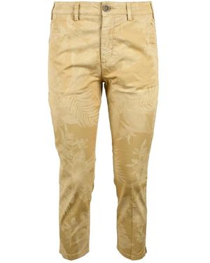 40weft Baumwoll elasthan hose - Gelb