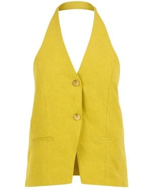 Twinset Vests - Yellow
