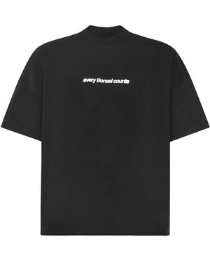 Bonsai T-Shirt Mit Grafikprint - Schwarz