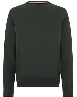 HUGO Round-Neck Knitwear - Green