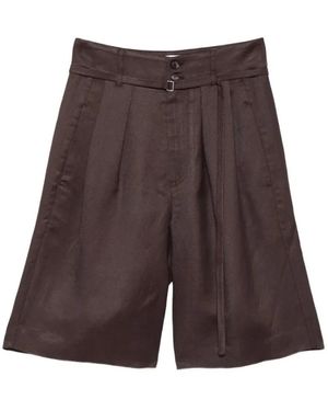 Tela Long Shorts - Brown