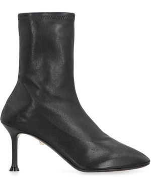 ALEVI Etienne Leder-Stiefeletten - Schwarz