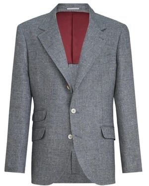 Brunello Cucinelli Blazers - Blue
