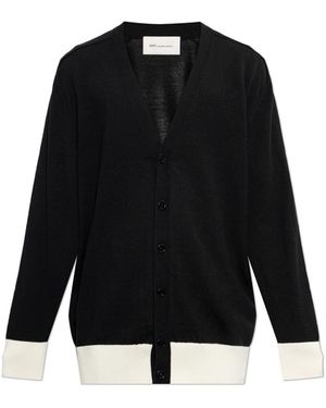 Ami Paris Wool Cardigan - Zwart
