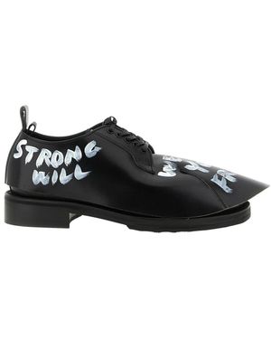 Comme des Garçons Laced Shoes - Black