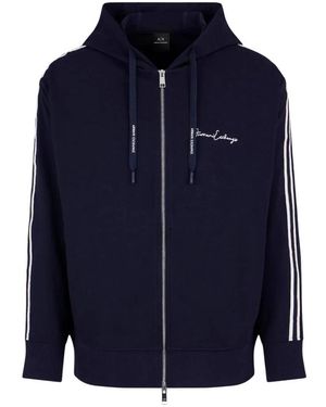 ARMANI EXCHANGE Zip-Through Hoodie - Blauw
