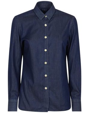 Finamore 1925 Napoli Shirt - Blauw