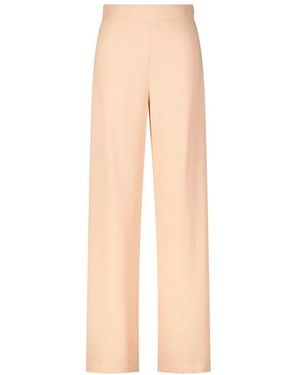 Patrizia Pepe Elegant Wide Leg Pants - Natur