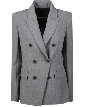 Patrizia Pepe Lange Ärmel Jacke - Grau