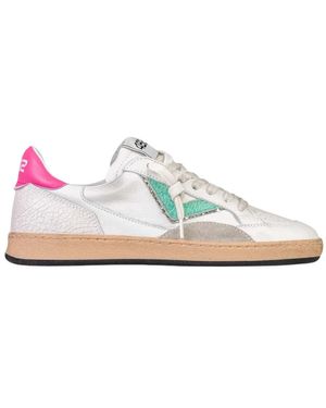 4b12 Schoenen ,Wit ,Leer Playnew Sneakers