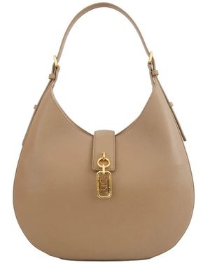 Elisabetta Franchi Shoulder Bags - Natural