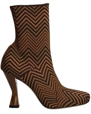 Missoni Schoenen ,Leer Gea Enkellaarsjes - Bruin