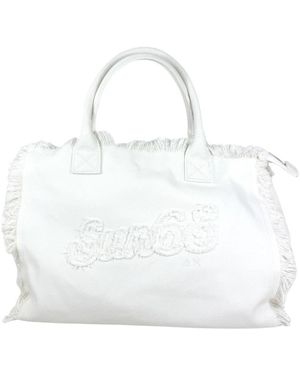 Sun 68 Tassen ,Wit ,Katoen Cali Large Tote Bag
