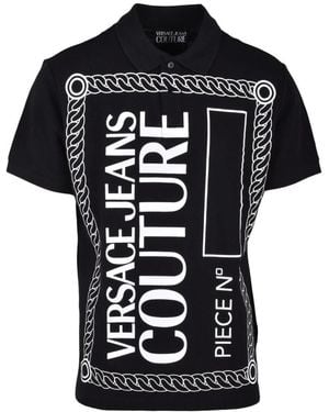 Versace Jeans Couture Polo in cotone - Nero