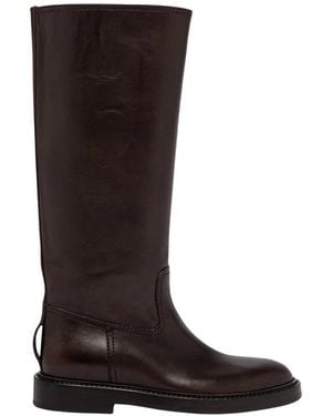 Buttero High Boots - Marrone