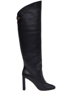 Maison Skorpios Over-The-Knee Boots - Black