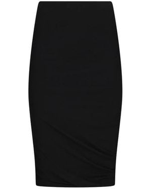 Jil Sander Eleganter Midi-Rock Für Frauen - Schwarz