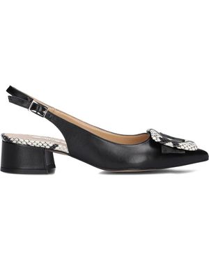 Notre-v Elegante Schwarze Slingbacks Für Frauen - Blau