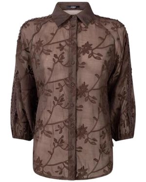 Jansen Amsterdam Bisa Blouse - Bruin