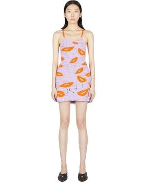 Marco Rambaldi Knitted Dresses - Red