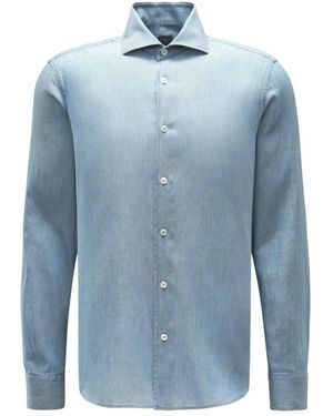 Fedeli Denim Shirts - Blue