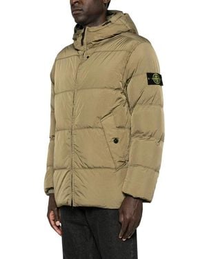 Stone Island Winter Jackets - Natural