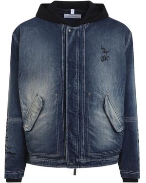 Off-White c/o Virgil Abloh Denim Jackets - Blue