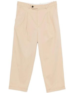 Drole de Monsieur Straight Trousers - Natural