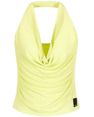 ARMANI EXCHANGE Sleeveless Tops - Yellow