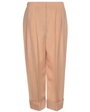 Giorgio Armani Cropped Trousers - Natural