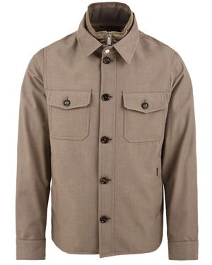 Moorer Light Jackets - Brown