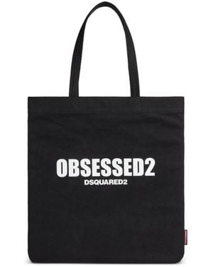 DSquared² Tote Bags - Zwart