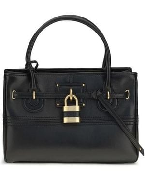 Chloé Kleine Paddington Sling Henkeltasche - Schwarz