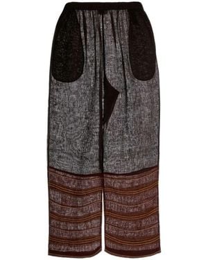 Tory Burch Linnen Strandbroek - Bruin