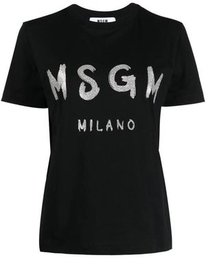 MSGM T-Shirts - Nero