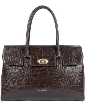 Lancaster Très Grand Sac Cabas Épaule Exo - Schwarz