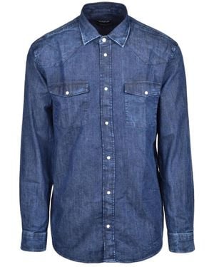 Dondup Denim Shirts - Blau