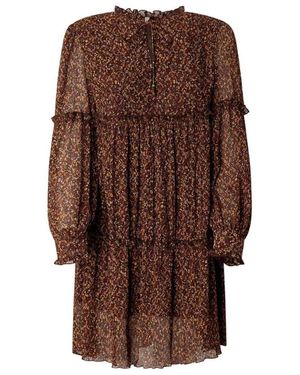 Pepe Jeans Short Dresses - Brown