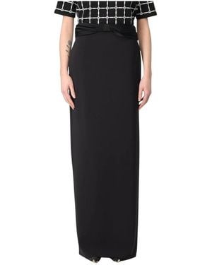 Elisabetta Franchi Maxi Skirts - Black