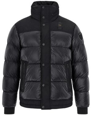 Blauer Winterjacken - Blau