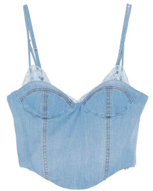 Ermanno Scervino Sleeveless Tops - Blue