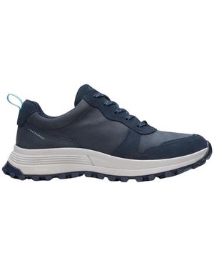 Clarks Schoenen ,Blauw ,Suède Atl Trek Free Wp