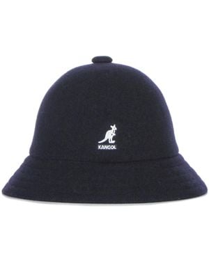 Kangol Accessoires ,Blauw ,Wol Wollen Casual Bucket Hoed Blauw