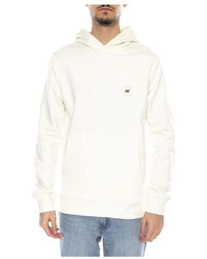 Caterpillar Pullover-Hoodie - Weiß