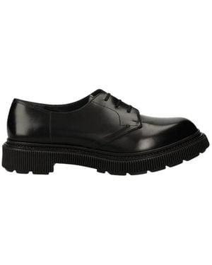 Adieu Laced Schuhe - Schwarz